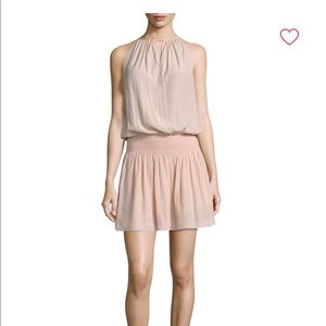 Ramy brook blush a kelly keyhole sleeveless dress